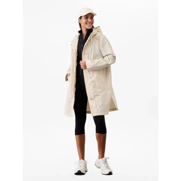 Athleta M Everywhere Anorak Jacket Bone Medium - Picture 1 of 6